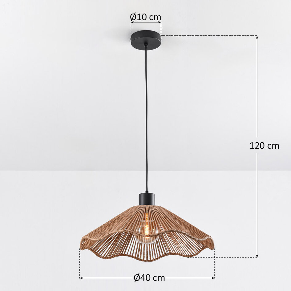Pendellampa Artigo med en lampa - rep