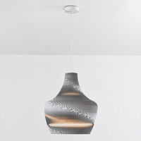 Pendellampa Cato med en lampa - vit kartong