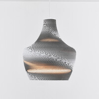 Pendellampa Cato med en lampa - vit kartong