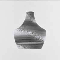 Pendellampa Cato med en lampa - vit kartong