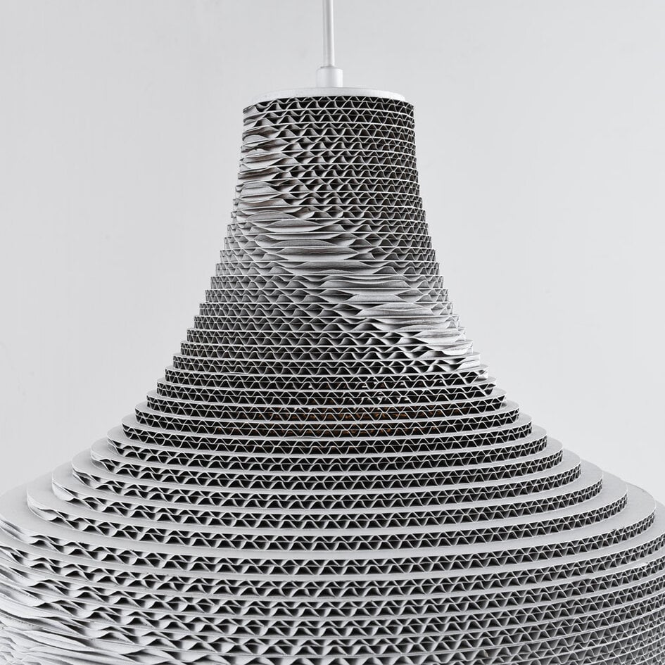 Pendellampa Cato med en lampa - vit kartong