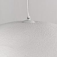 Wabi sabi-pendellampa Kawa med vit steneffekt - 60 x 55 cm