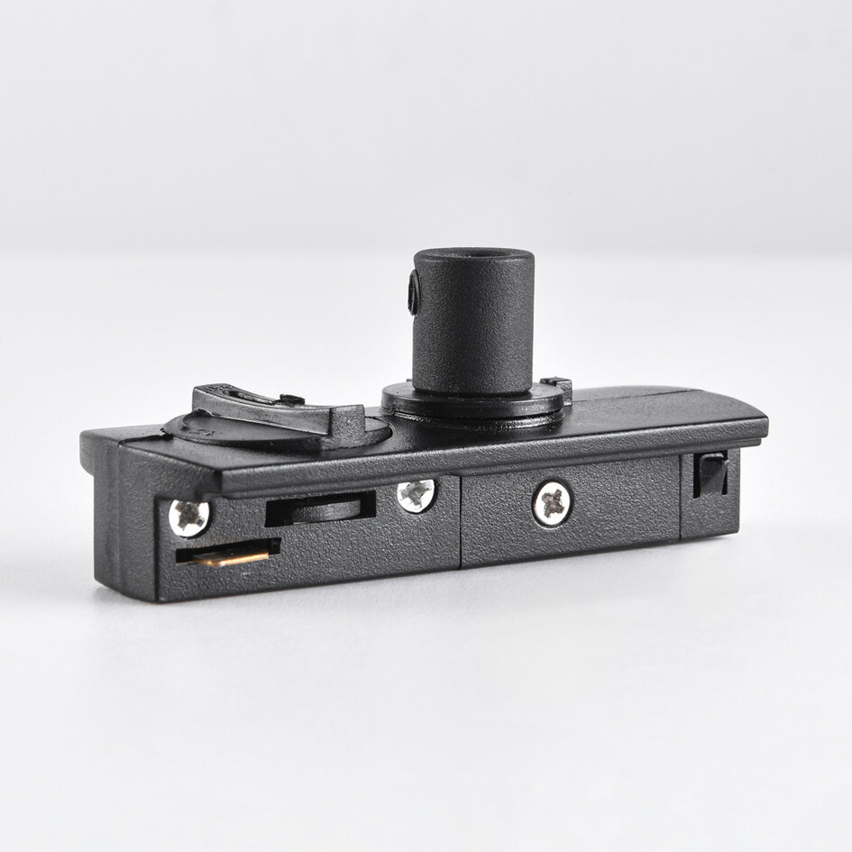 Adapter för pendellampa till 1-fas skena, svart