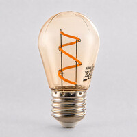 Filament-LED-lampa dimbar 3 watt, amber 45 mm (2200K)