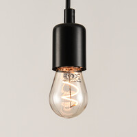 Filament-LED-lampa dimbar 3 watt, amber 45 mm (2200K)