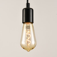 Filament-LED-lampa dimbar 3 watt, amber 60 mm (2200K)