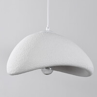 3-ljus Wabi Sabi taklampa vit steneffekt - Sora