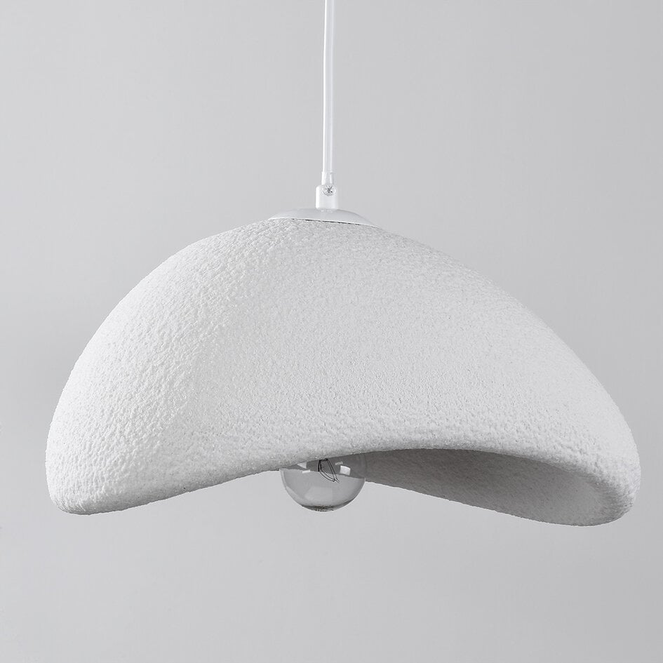 3-ljus Wabi Sabi taklampa vit steneffekt - Sora