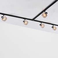 Skenspotlight Juna 1-fas, amberfärgat glas