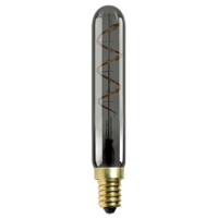 E14-rörlampa LED dimbar, rökfärgad spiral 11,5 cm (2000K)