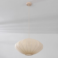 Japandi-pendellampa Veil med en lampa - beige
