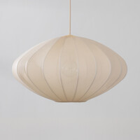 Japandi-pendellampa Veil med en lampa - beige