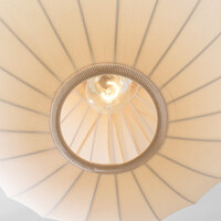 Japandi-pendellampa Veil med en lampa - beige