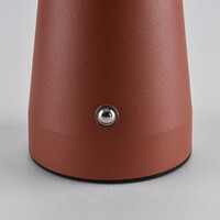 Uppladdningsbar bordslampa Soma med svampdesign, touchdimmer och integrerad LED
