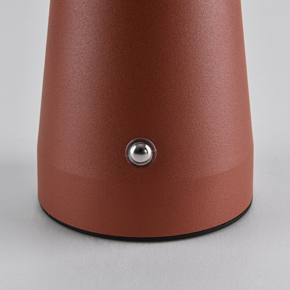 Uppladdningsbar bordslampa Soma med svampdesign, touchdimmer och integrerad LED
