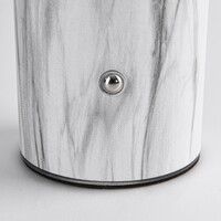 Uppladdningsbar bordslampa Vesta med svampdesign, touchdimmer och integrerad LED