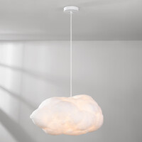 Pendellampa Kumo i molnform, mellan - vit