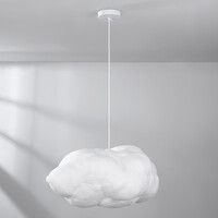 Pendellampa Kumo i molnform, mellan - vit