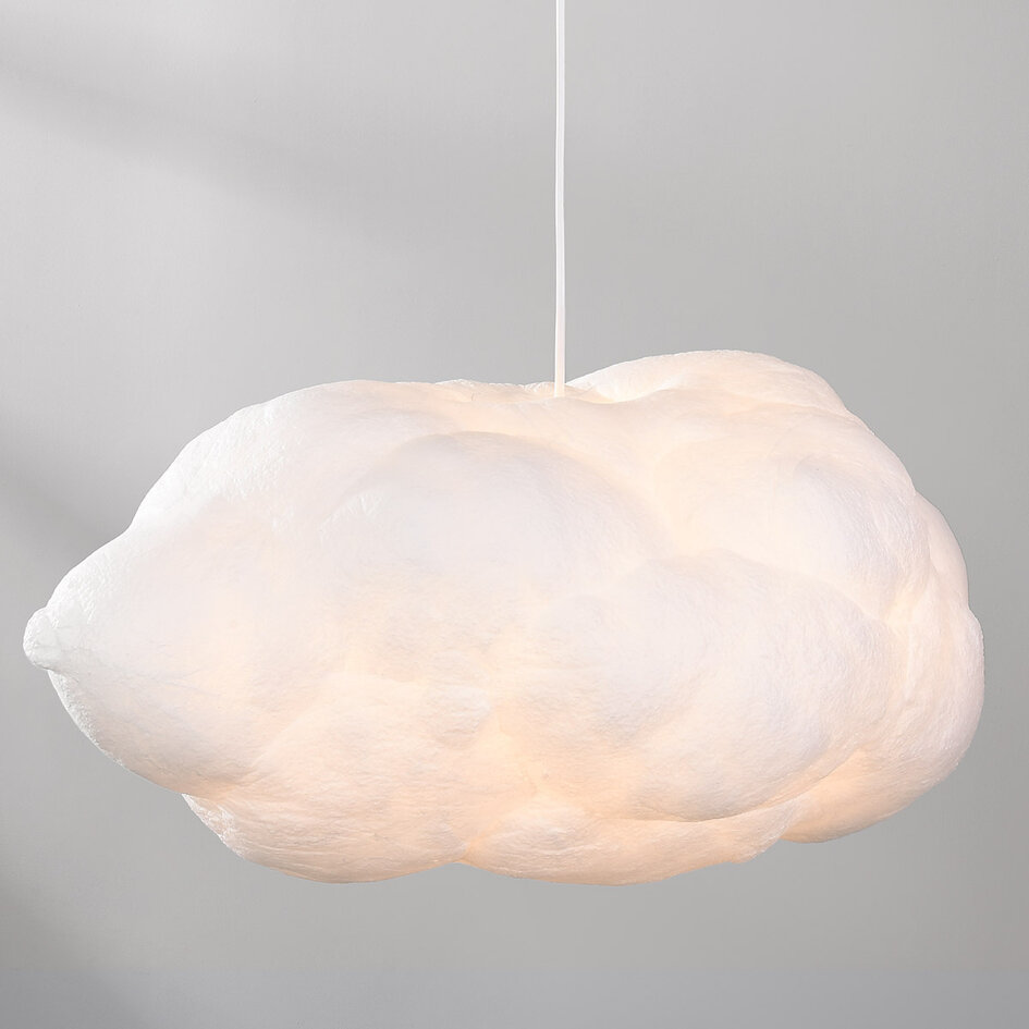 Pendellampa Kumo i molnform, mellan - vit