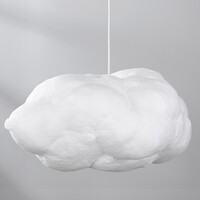 Pendellampa Kumo i molnform, mellan - vit