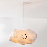 Pendellampa Kumo i molnform, mellan - vit