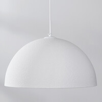 Wabi sabi-pendellampa Sabi med vit steneffekt - Ø40 cm