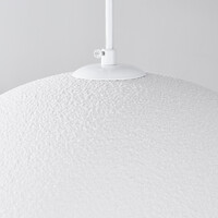 Wabi sabi-pendellampa Sabi med vit steneffekt - Ø40 cm