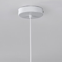 Wabi sabi-pendellampa Sabi med vit steneffekt - Ø40 cm