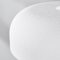 Wabi sabi-pendellampa Hinoto med vit steneffekt - Ø40 cm