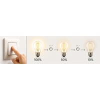 Taklampa Cercul med 3-stegs dimbar LED och grå steneffekt, Ø60 cm, 29W