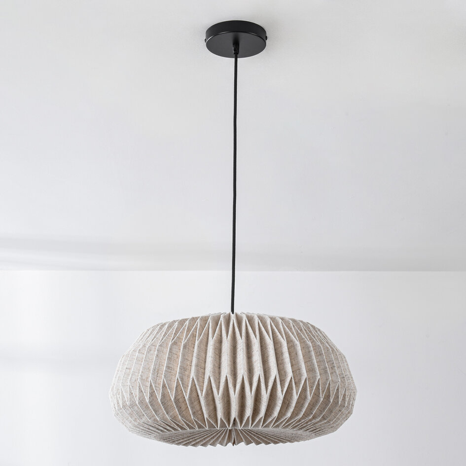 Pendellampa Linte - beige linne