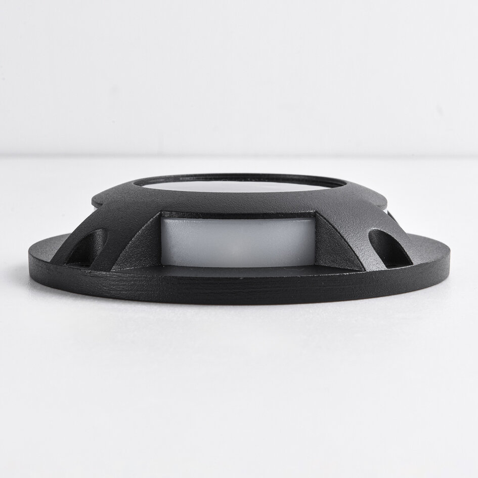 Solcellsdriven markspotlight för utomhusbruk Solarion 3000K (varmvit) - svart