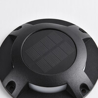 Solcellsdriven markspotlight för utomhusbruk Solarion 3000K (varmvit) - svart