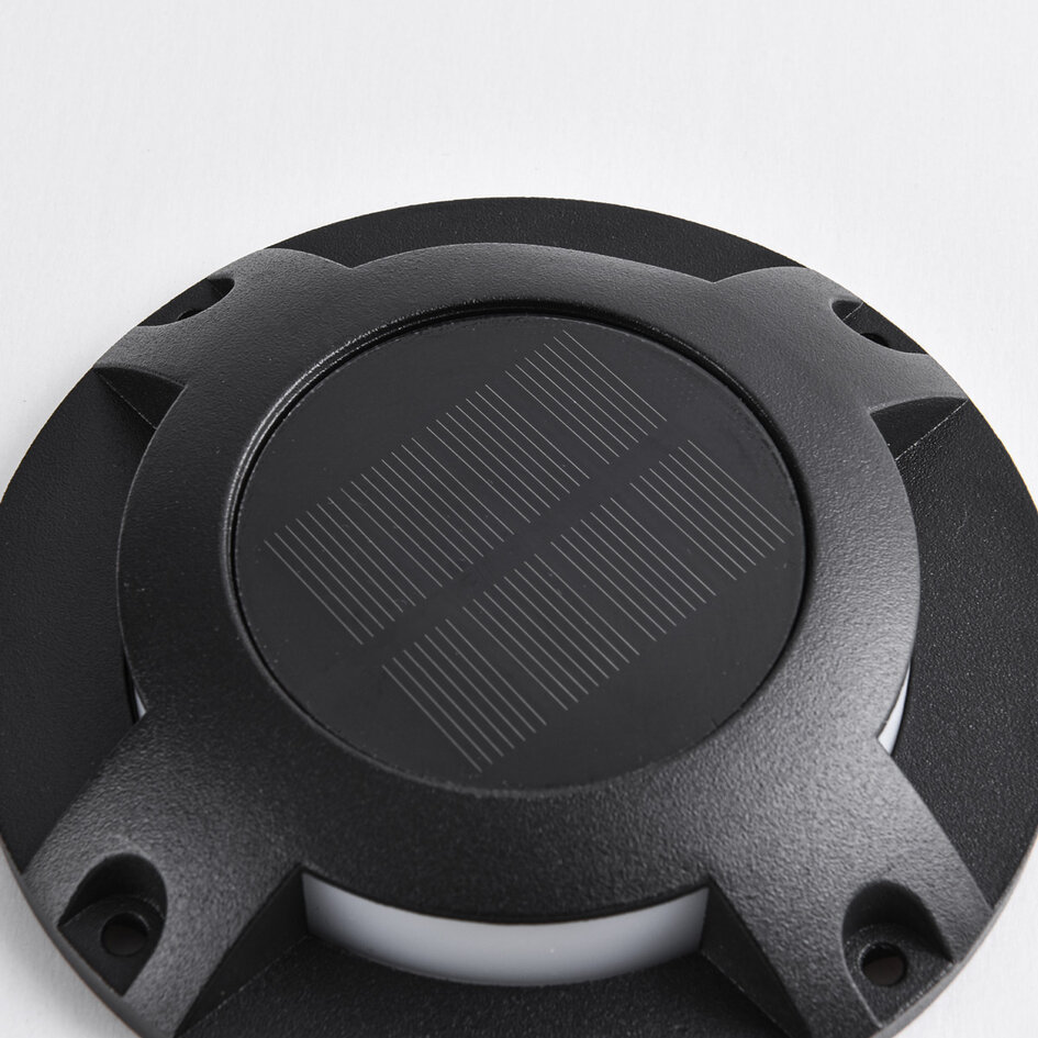 Solcellsdriven markspotlight för utomhusbruk Solarion 3000K (varmvit) - svart