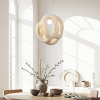 Wabi sabi-pendellampa Kaji 43 x 50 cm - sandbeige