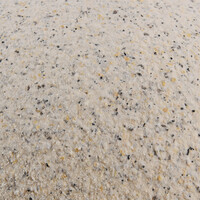 Wabi sabi-pendellampa Urban Stone med terrazzobeige stenmönster - 50 x 34 cm