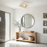 Wabi sabi-taklampa Concrete Aura 40 x 28 i terrazzobeige