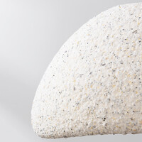 Wabi sabi-taklampa Concrete Aura 40 x 28 i terrazzobeige