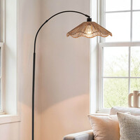 Golvlampa Hua, bohemisk båglampa