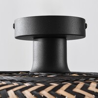 Boho chic taklampa Marui av handflätad bambu