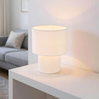Beige sammet bordslampa - Tavolo