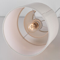 Beige sammet bordslampa - Tavolo