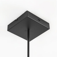 Design taklampa Stellar med integrerade 3-stegs dimbara LED - trälook