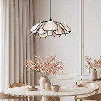 Modern pendellampa med en lampa - Petal
