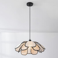 Modern pendellampa med en lampa - Petal