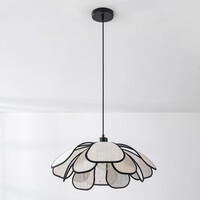 Modern pendellampa med en lampa - Petal