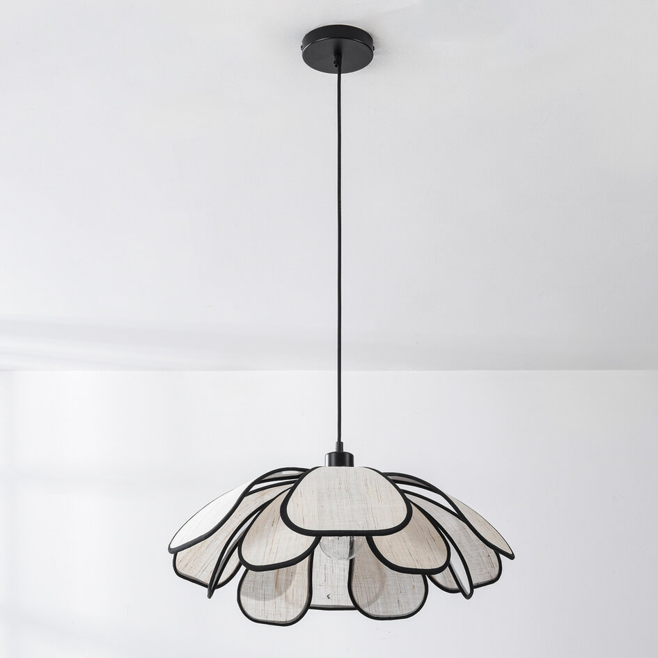 Modern pendellampa med en lampa - Petal
