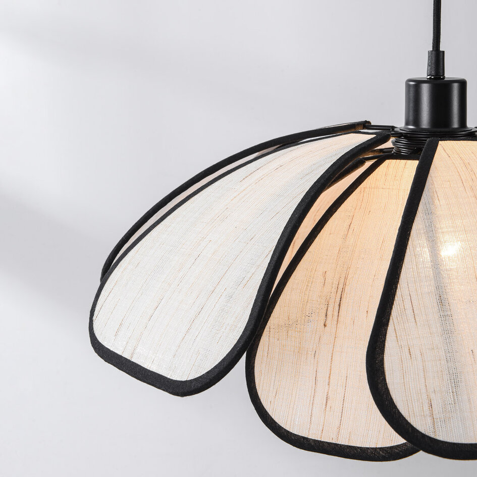 Modern pendellampa med en lampa - Petal