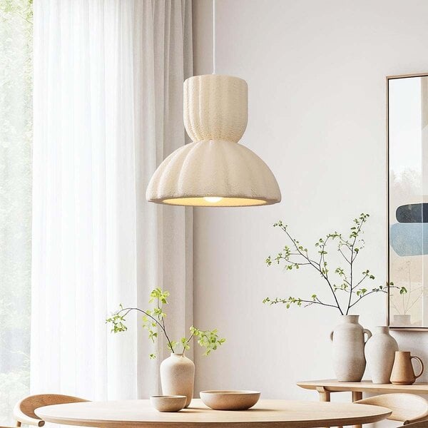 Wabi sabi-pendellampa Soru 40 cm - sandbeige