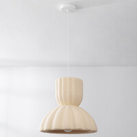 Wabi sabi-pendellampa Soru 40 cm - sandbeige